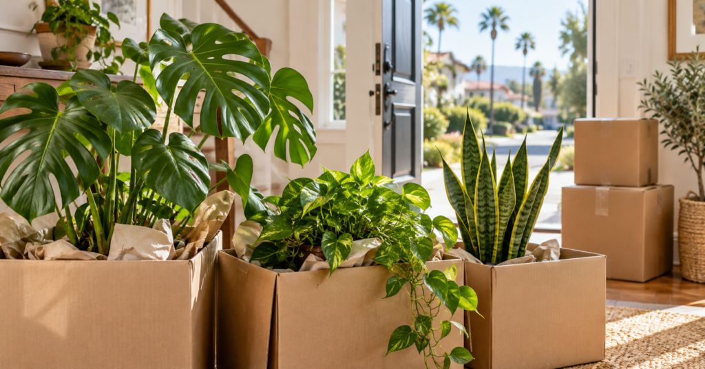Moving to California With Houseplants: What to Check Before Packing